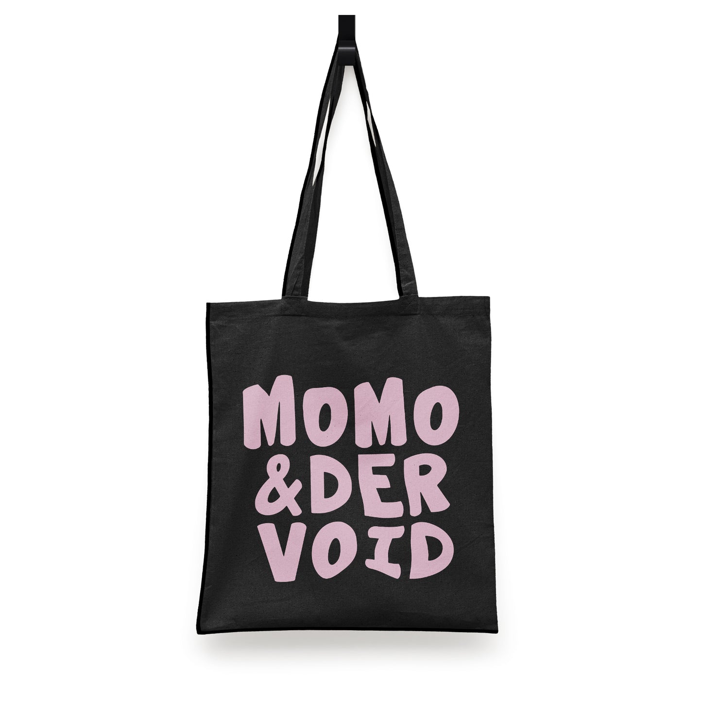 LOGO MOMO - ČERNÁ TAŠKA