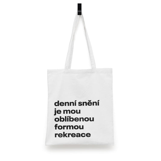 REKREACE ČERNÁ - BÍLÁ TAŠKA