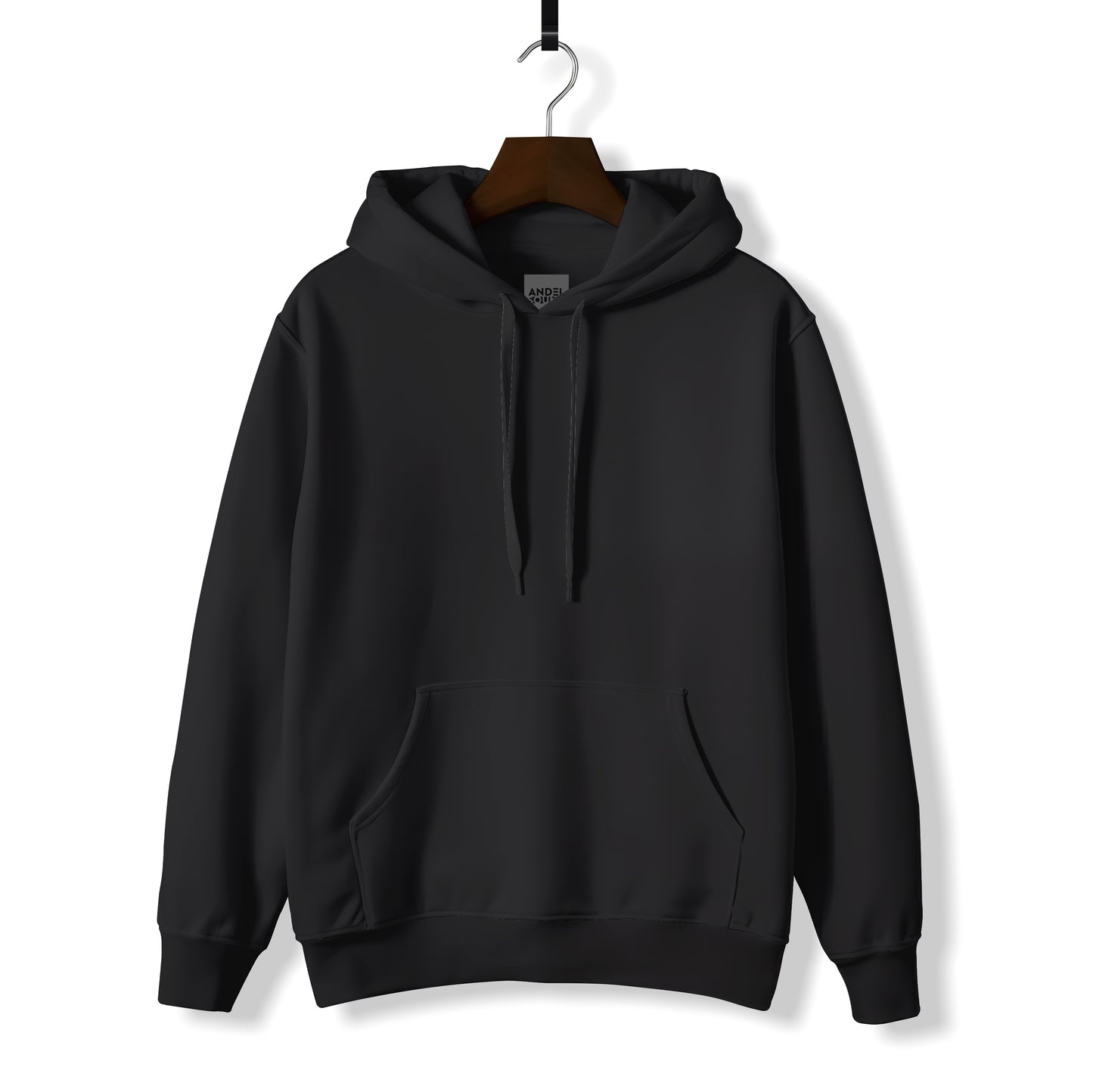 LOGO MOMO - ČERNÁ MIKINA