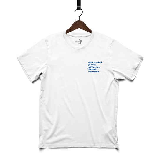 REKREACE MODRÁ - BÍLÉ TRIKO