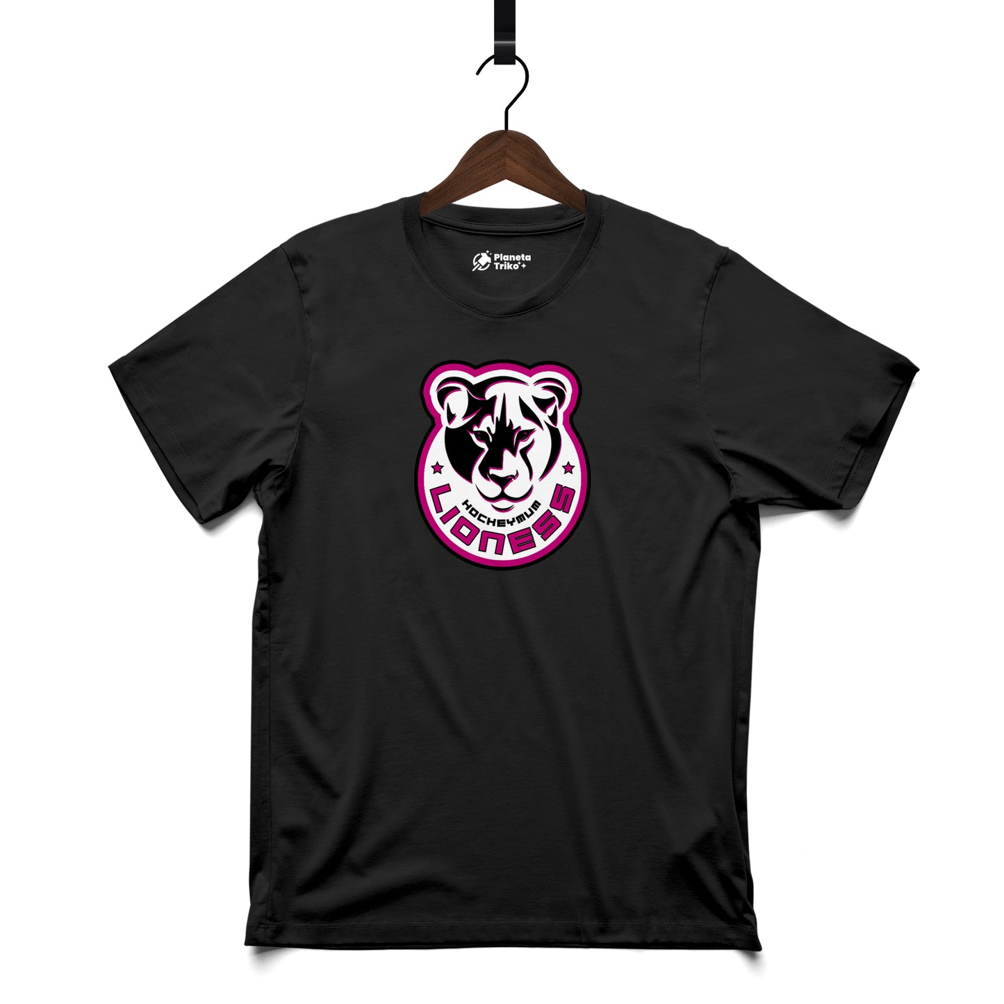 HOCKEY MUM - Černé Triko