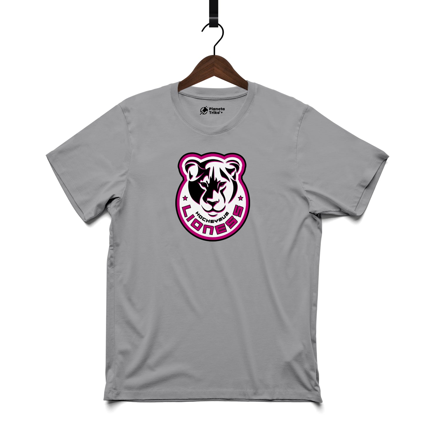 HOCKEY MUM - Šedé Triko